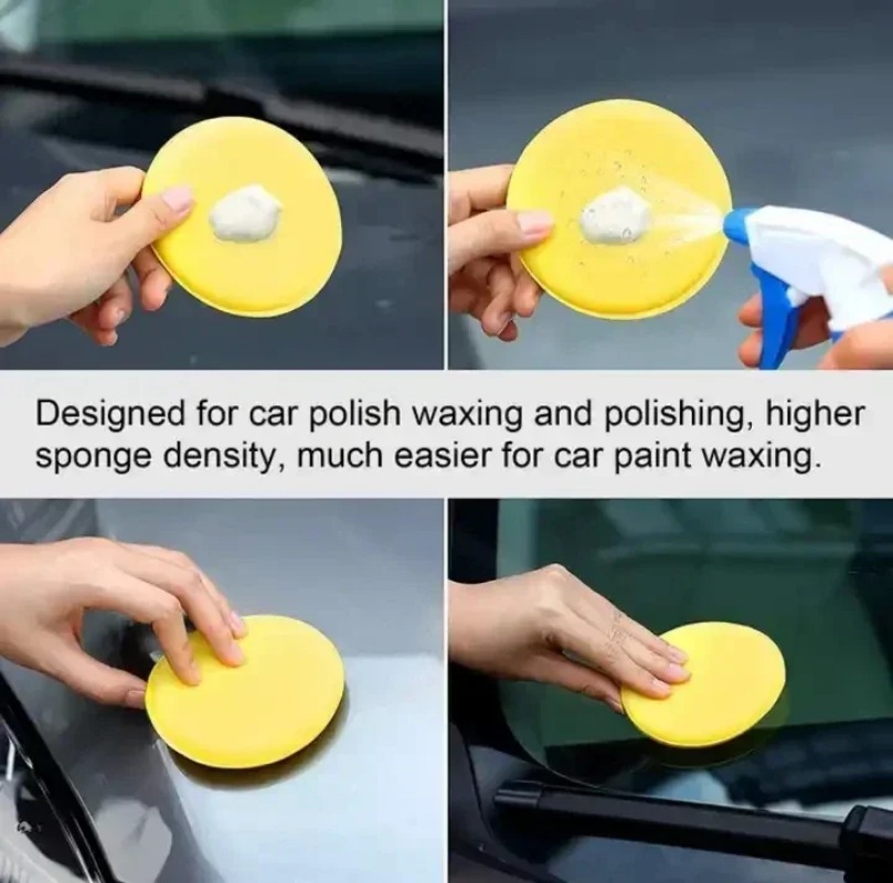 Wax Applicator Pad - 6 STKS Car Care Foam Wax