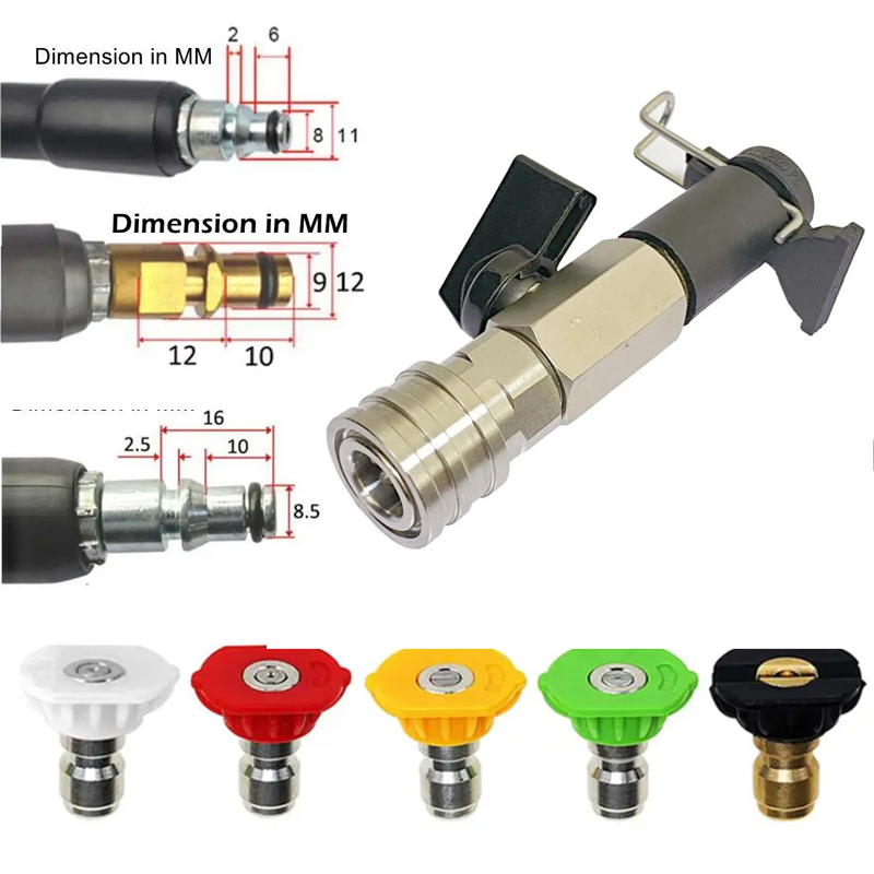 1/4 inch snelkoppeling hogedru - Pressure Washer Foam Gun recensie en prijs